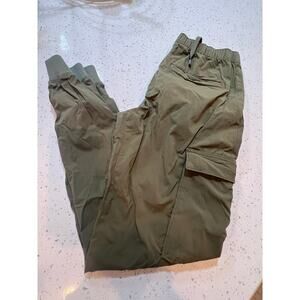 H&M CARGO JOGGER OLIVE GREEN WOMENS SIZE XS